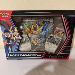 Pokémon TCG: Scarlet and Violet Hop's Zacian ex Box New Sealed