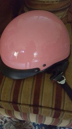 Pink helmet