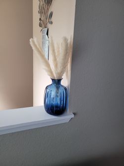 Two Blue Ikea Vases  