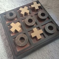 Wooden Tic Tac Toe ❌⭕