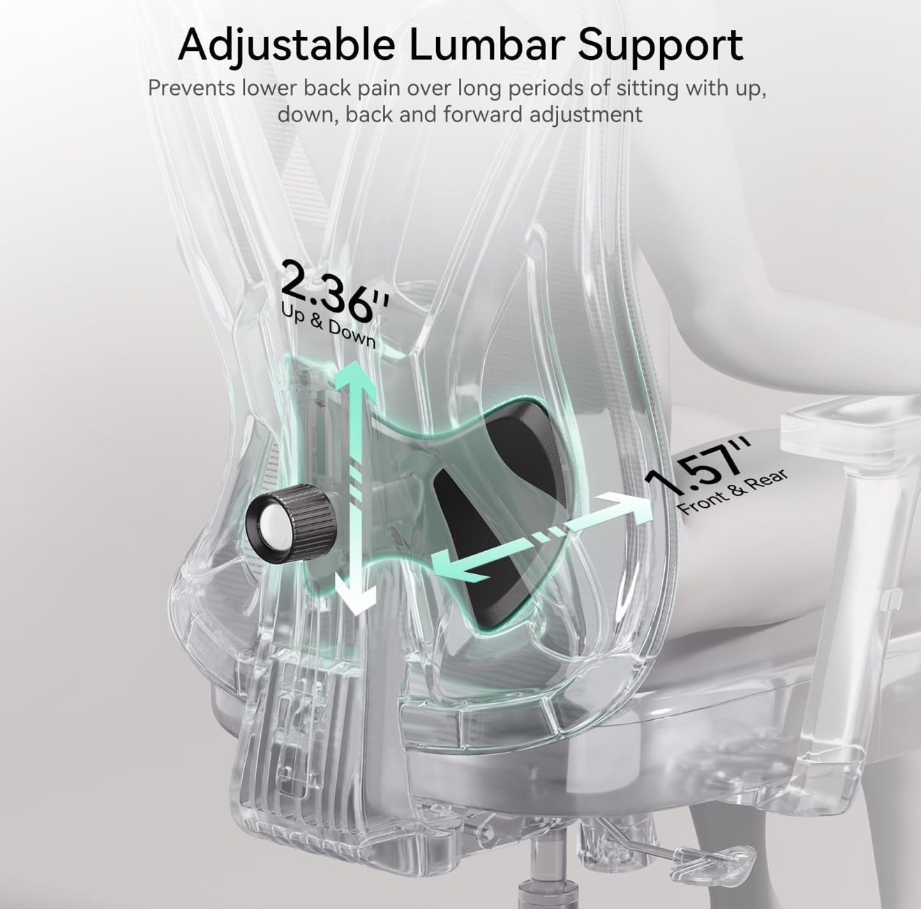 Hbada P5 Ergonomic Office Chair, Adjustable & Lumbar Support