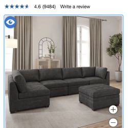 Sectional With Ottoman 