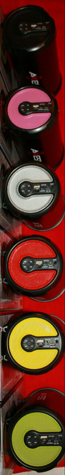 Axess bazooka Bluetooth speaker SD card,slot USB port,FM radio