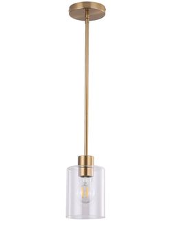 New in Box Brass Pendant Light