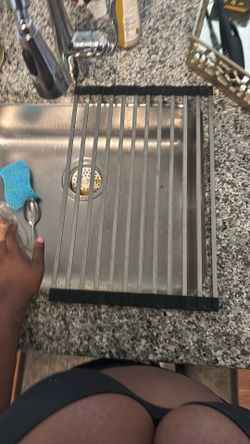 Over the sink drying rack