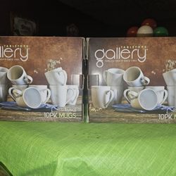 Gallery 10pk Mugs 13 Oz 