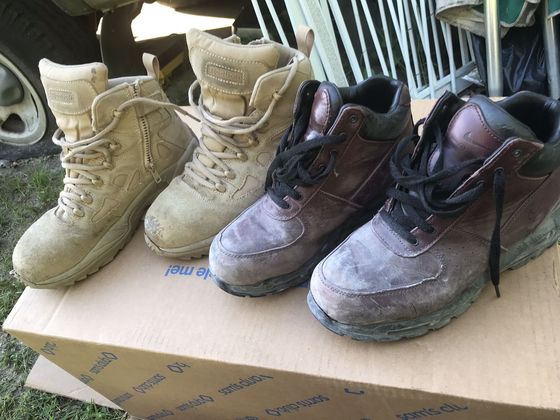 Nice Reebok Work Boots Size 9 Only $15 Each Firm