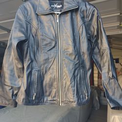 Leather jacket -woman M