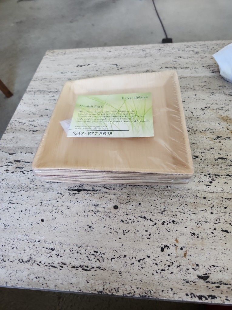 10 Pack Natural Leaf Plates