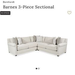 White Sectional 