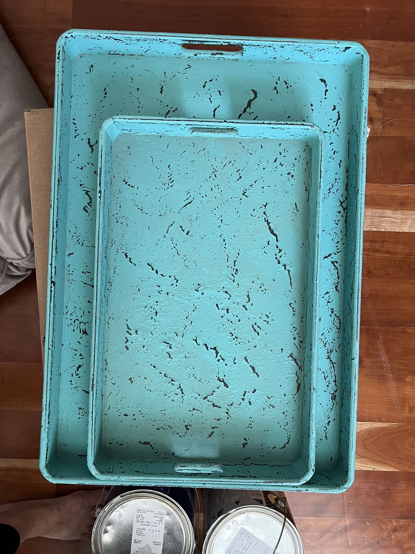 Blue Serving Trays