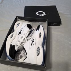 Reebok Questions Low White Black 