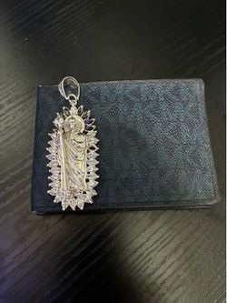 Silver san judas pendant