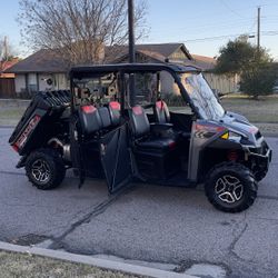 2015 Polaris Ranger Crew Xp EPS 900 Cc4x4 Clean Title Power Steering 
