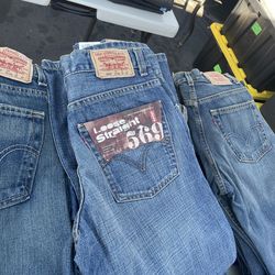 Levi’s jeans for  boys girls and men sizes