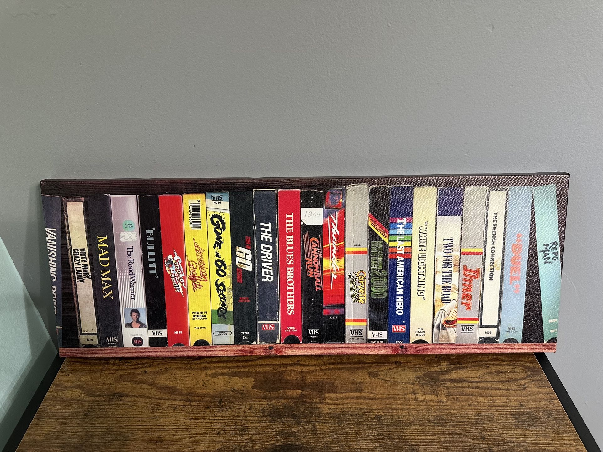VHS Canvas Art