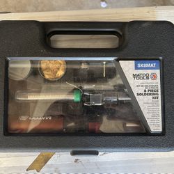Matco Tools SK8MAT - 8 Pc Butane Soldering Kit With Long Barrel Soldering Iron 