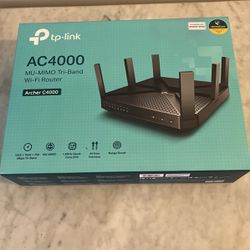 to-link AC 4000 TRI-BAND Wi-Fi Router Archer-C4000 NEW