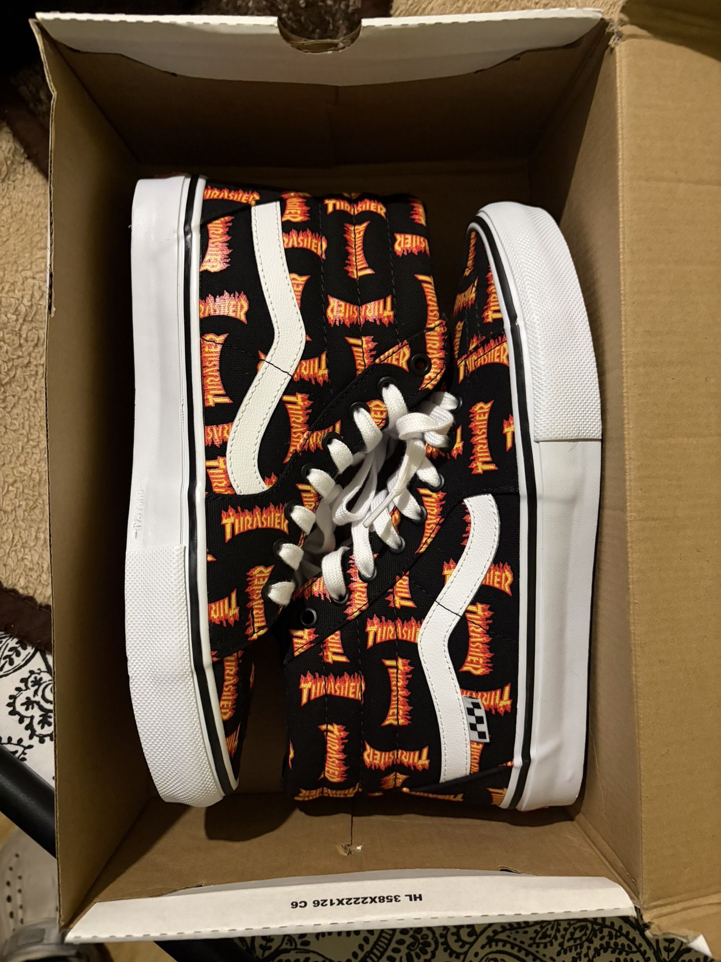 Thrasher Vans Size 9.5