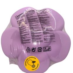 Children LED Wall Lamp Flower Lilac Upplyst IK