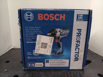 Bosch GDS18V-740CN PROFACTOR 18V 1/2" Impact Wrench Friction Ring Tool (New)