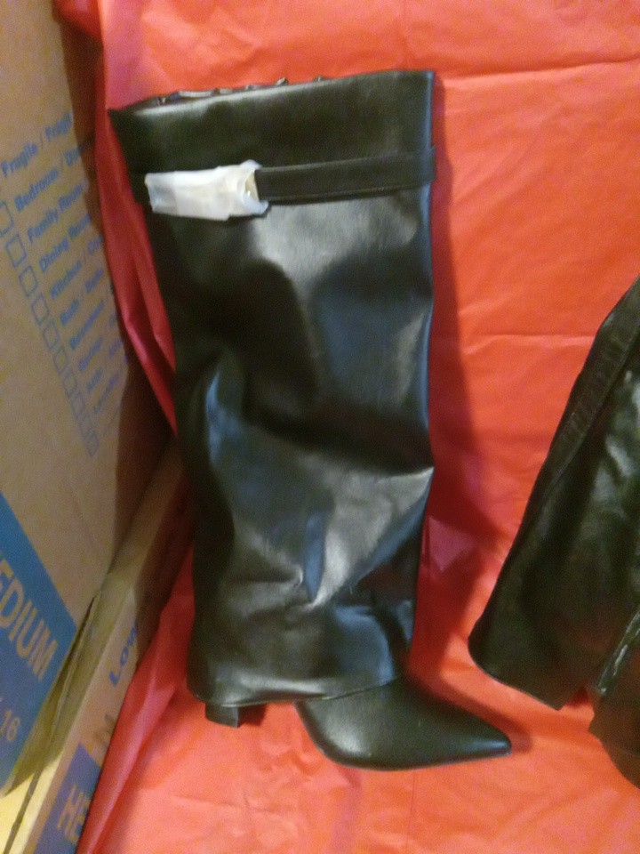 Dream Pair Black Leather Boots π’
