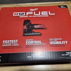 NEW Milwaukee M12 12V FUEL Lithium-Ion Cordless Barrel Grip Jig Saw (Tool-Only) 2545-20