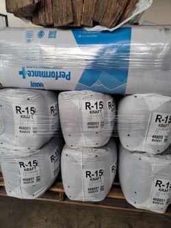 Knauf R-15 Kraft Faced Fiberglass Insulation Batts