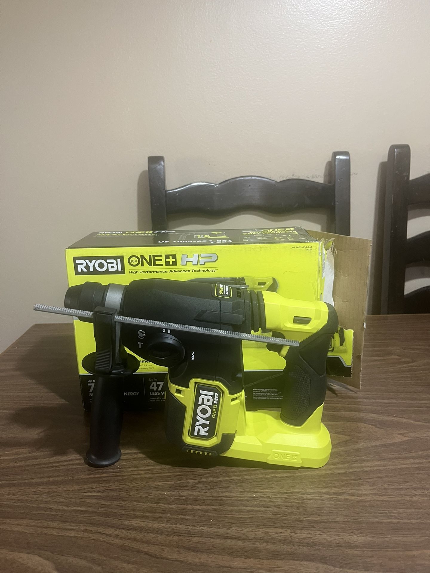 Ryobi 18v ONE+ HP Brushless 1” SDS Plus Rotary Hammer
