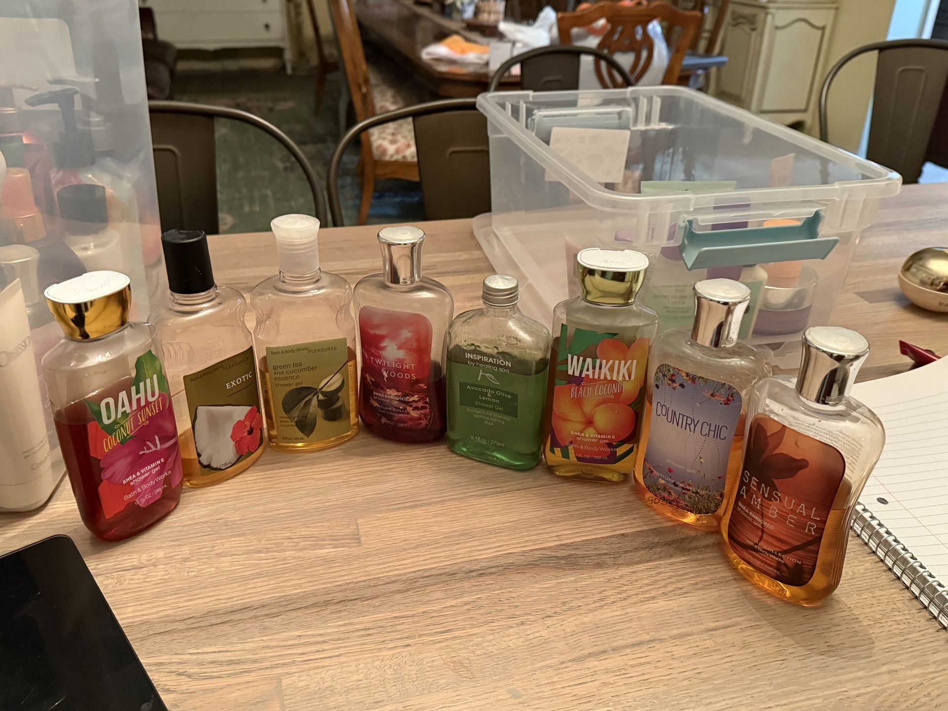 Various Shower Gels - Selling As A Lot