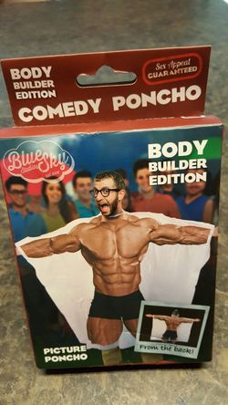 Comedy Poncho Body Builder edition