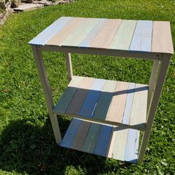 Outside Shabby Chic Entry Table