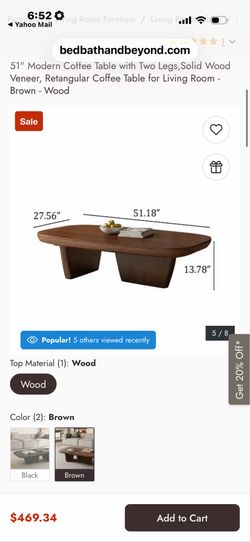 Coffee table