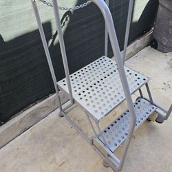 Landing - Porch Steps with Front Wheels. Heavy Duty