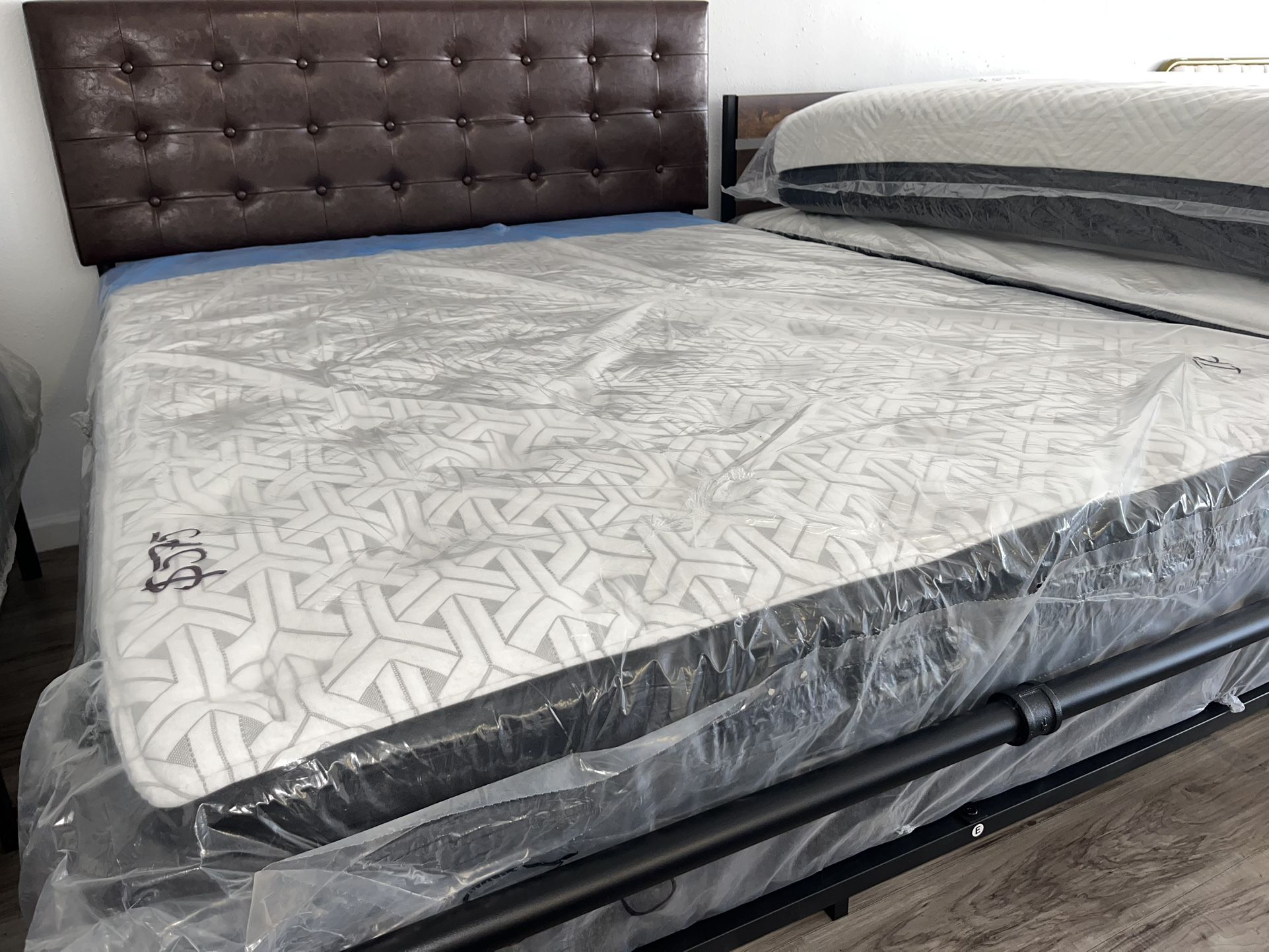 New Luxurious 14” Inch Queen Size Extra Cooling Gel Hybrid Pocket Spring Mattress ⭐️ Finance With $0 Down ⭐️ Shop Now Pay Later ⭐️