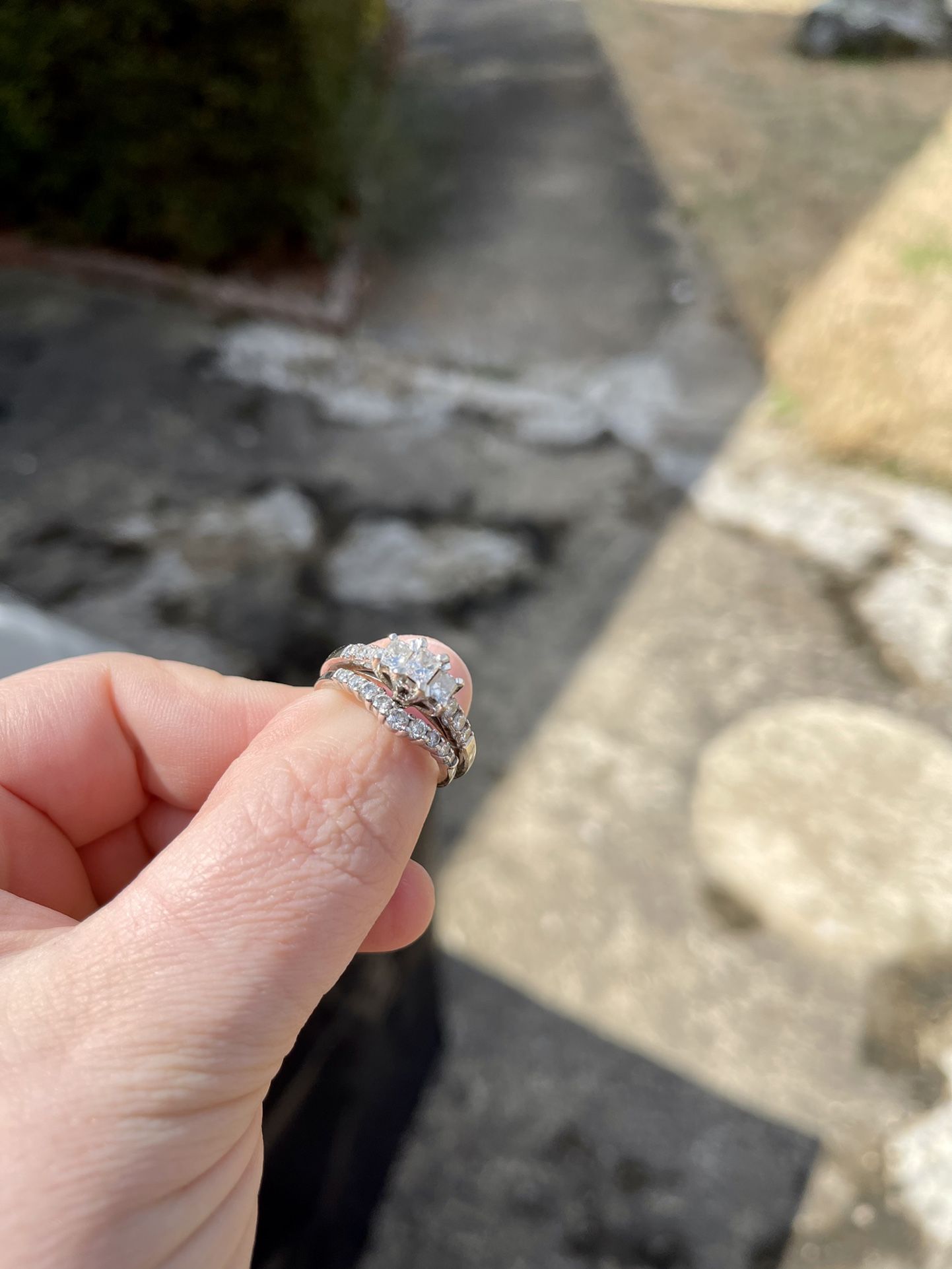 Wedding Set - White Gold