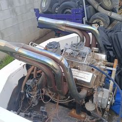 Small block Chevy boat headers