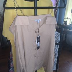 Fashion Nova Dressy Shirt Xl