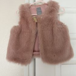 Little Girls Fur Vest
