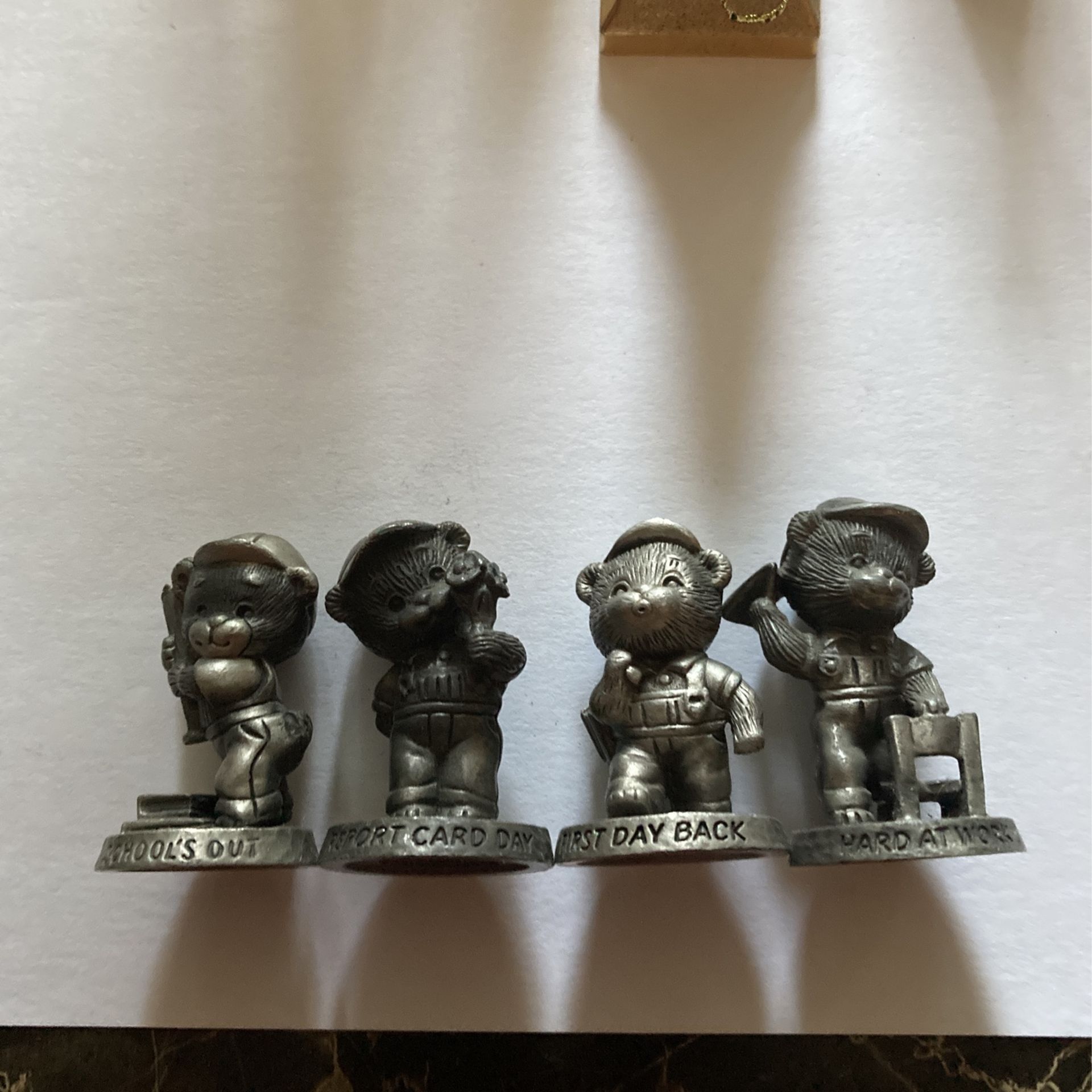 1983 Fine Pewter Avon Figurines