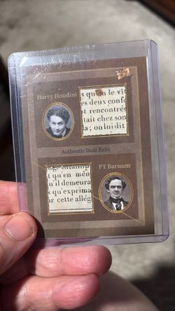 HARRY HOUDINI AND P.T. BARNUM