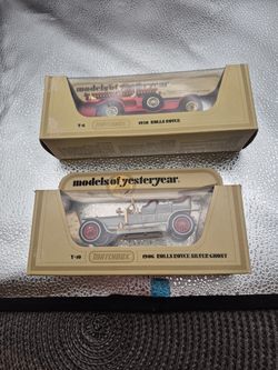 Two brand new match box models of yesteryear model cars