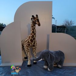 Elephant Giraffe Snake