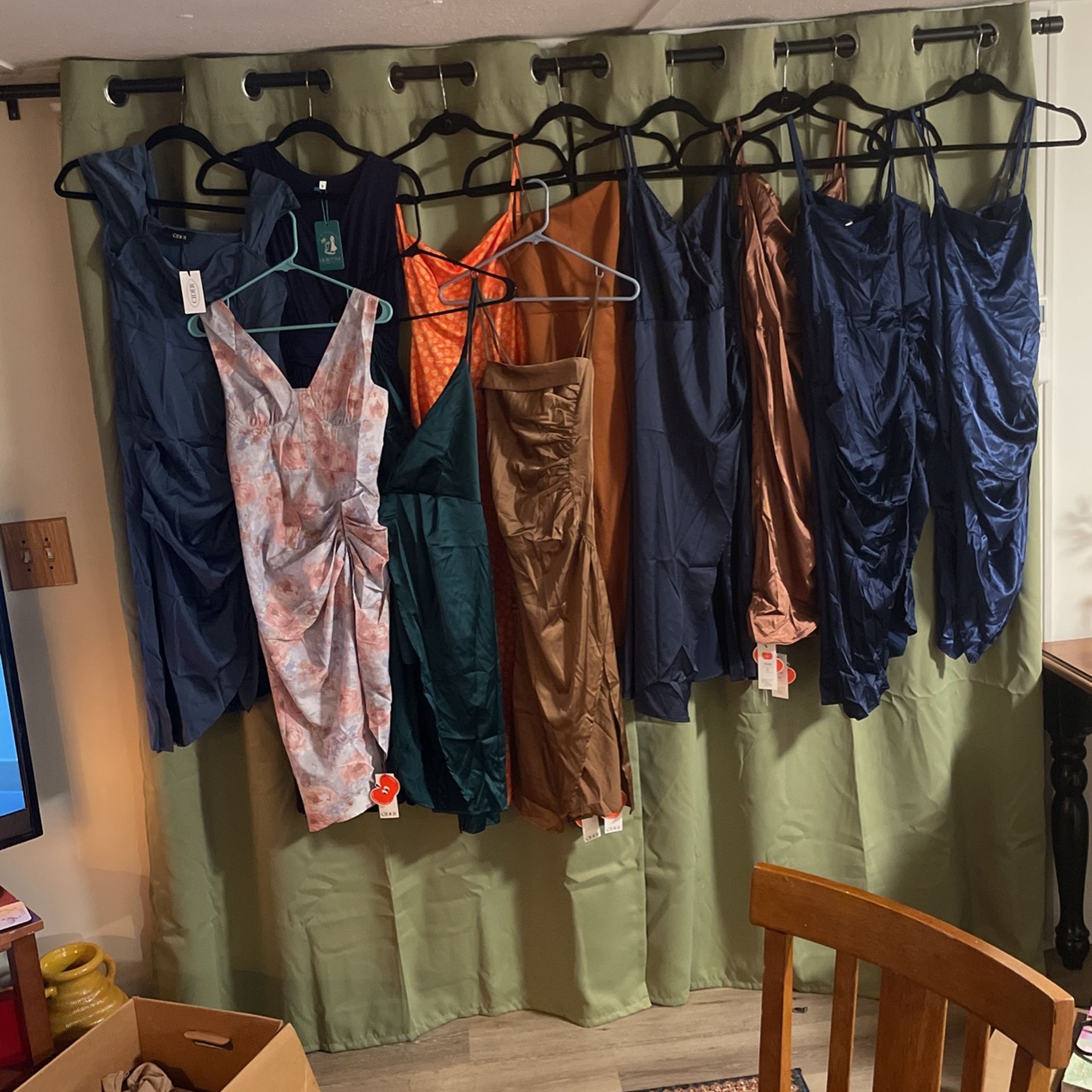 New Dresses Tags On!