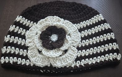 Adult Hat Crocheted Handmade