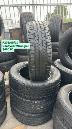Used Set Of Goodyear P275/60/20 Tires