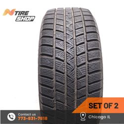 Set of 2 Used  10/32  Winter  215/55R16  97T  Goodyear  WinterCommand