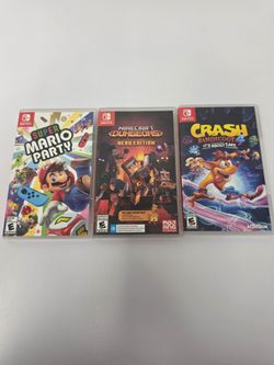 Nintendo Switch Mario Games (Good condition) $55 All