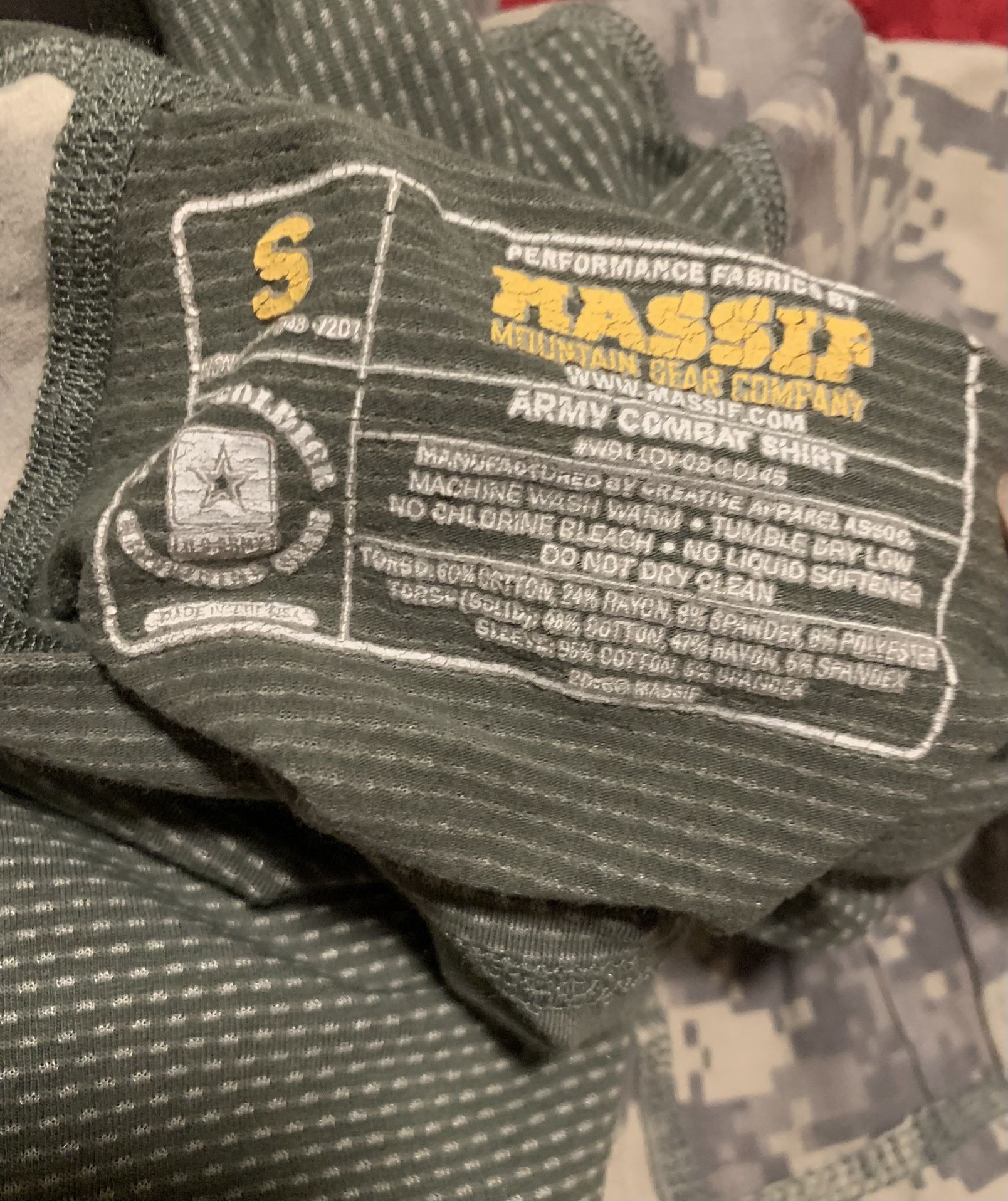 Men Camo Army Shirt