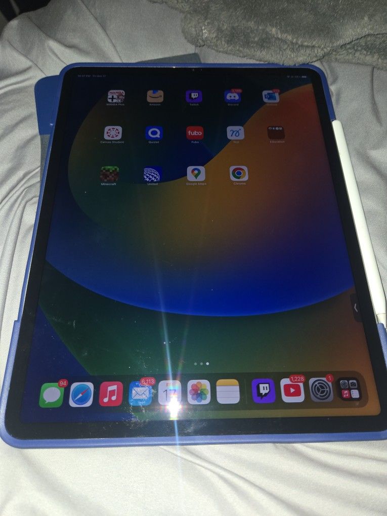 IPad Pro 12.9in, 256gb, 6th Gen (2022), Lightly Used